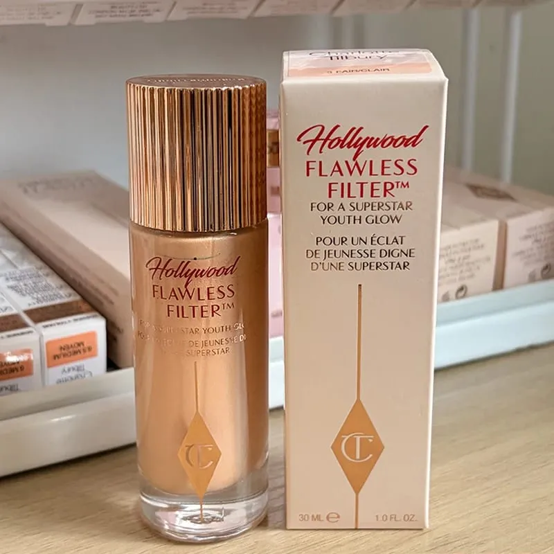 Charlotte Highlighter Foundation Texture continua del trucco Correttore idratante Fissante Spray Essenza Tilbury Cosmetic