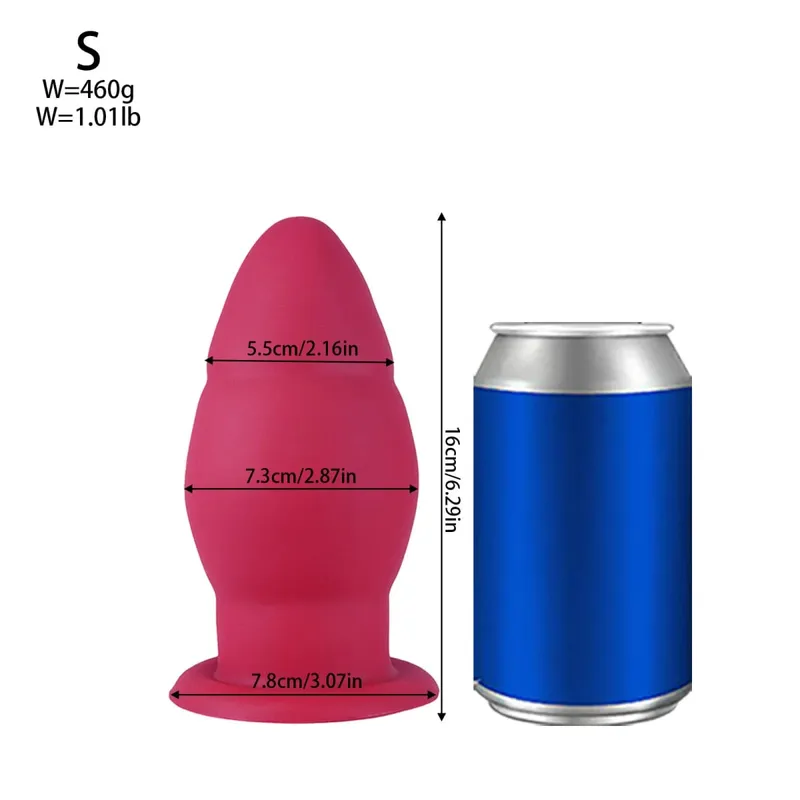 Big Silicone Anal Plug Oversize Dragon Egg Anal Expansion Butt Plug Masturbator Male and Female Erotic Sex Toys — image 8