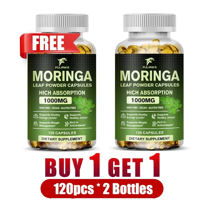 Buy 2 Get 2 Free! Pure Moringa Leaf Powder Supplement Energy Metabolism and Immune Support Weight Management Non-GMO — image 10