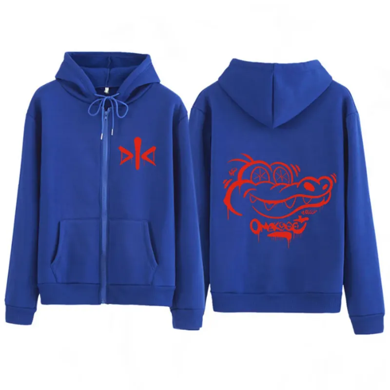 Alvaro Diaz Omakase 2026 Album Logo Print Hoodie Men Women Fashion Hip Hop Sweatshirts Long Sleeves Loose Casual Zip Up Jacket — image 6