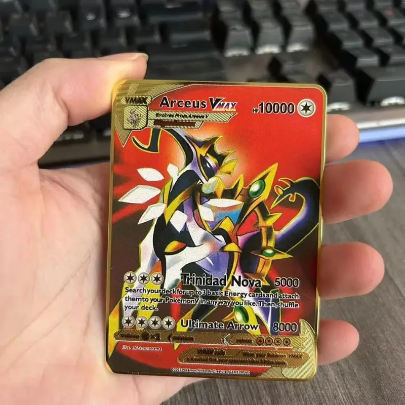 Pokemon Metal Game Collection Card Anime Figure Charizard Pikachu Blastoise Mewtwo Battle Collection Carte Card Toy Gift — image 22