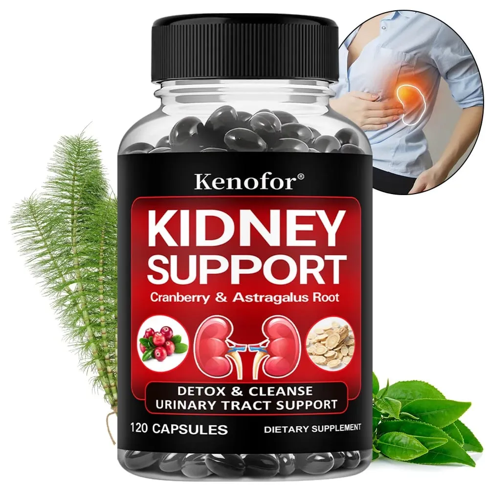 Kidney Support Supplement - with Cranberry for Normal Urinary Tract Health and Bladder Health Healthy Kidney Function — image 1