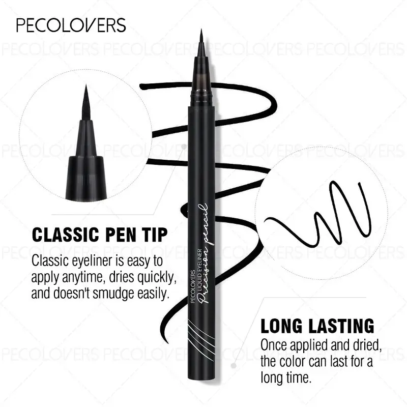 4PCS White Eyeliner Pen Waterproof Liquid Eyeliner Pen Ultra-fine Tip Anti Sweat Fast Drying Eye Cosmetics — image 3