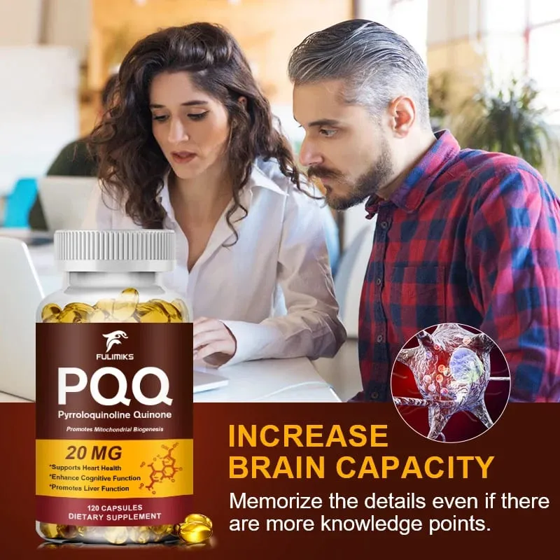 PQQ Capsules 20 mg with Bacopa Monnieri & ALA Supports Mitochondrial Function Stress Management Heart Health & Brain Energy — image 4