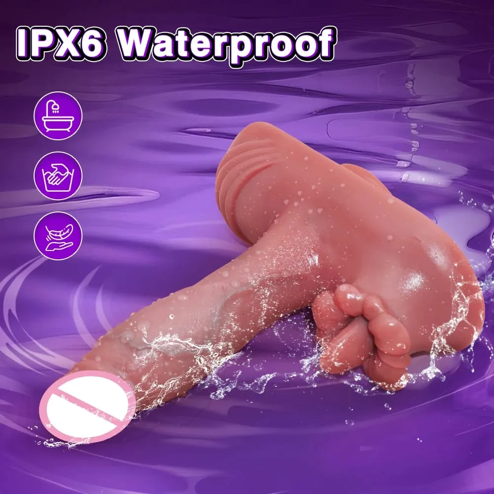 Realistic Dildo Vibrator Sit And Ride 6 IN 1 Vibrating Remote Control Vagina Anal G Spot Clitoral Stimulator Sex Toys for Women — image 6