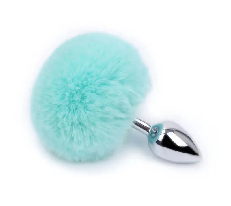 Plush Rabbit Tail Fox Tail Anal Plug Metal Butt Plug Prostate Massager BDSM Cosplay Erotic Sex Toy for Women Adults Sex Toy Gift — image 27