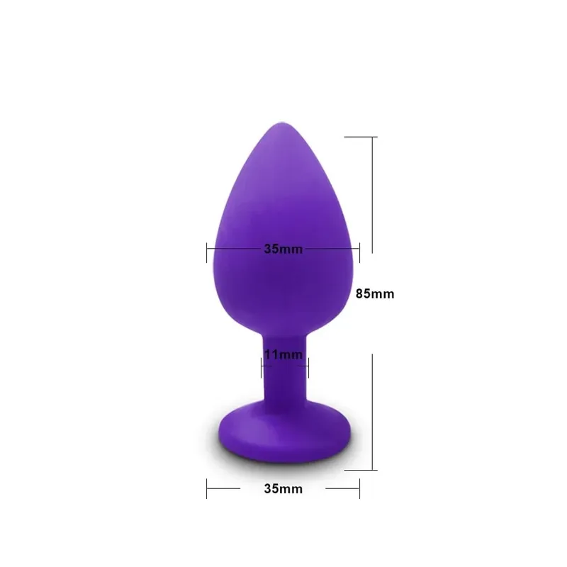 Weiche Silikon Anal Butt Plug Unisex Sex Spielzeug Männer Prostata Massagegerät Erwachsene Homosexuell Arsch Gefüllte Anal Trainer Massagegerät für paare