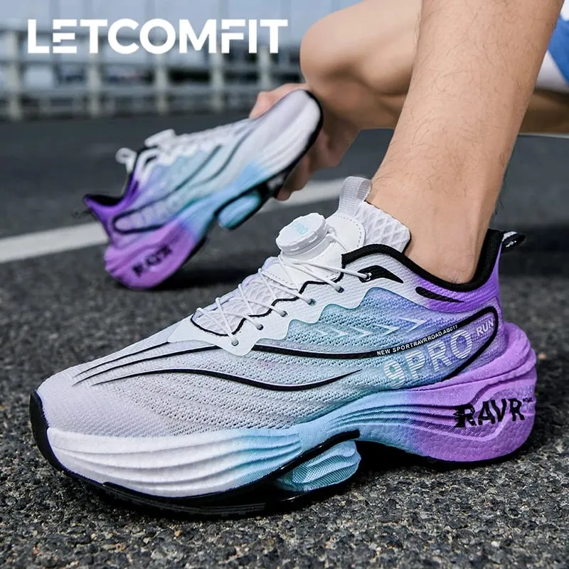 Men's New Sneakers Carbon Plate Cushioning Running Shoes 9PRO MAX Jogging Breathable Mesh Non-Slip Outdoor Shoes Off-road Shoes — image 1