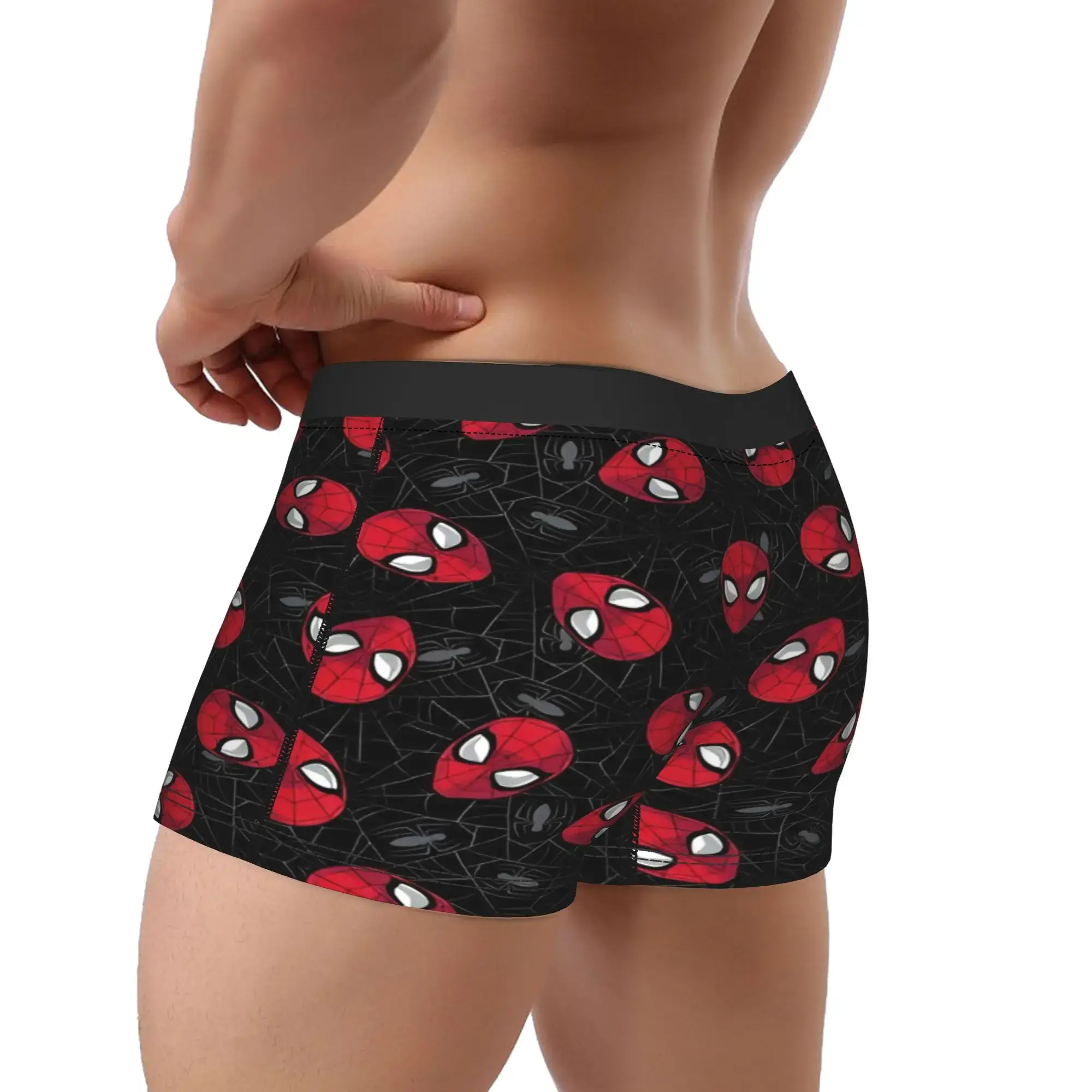 S-Spiders Heroes Underwear Men Shorts Briefs Classic Trunk Quality Printing Plus Size Underpants — image 3