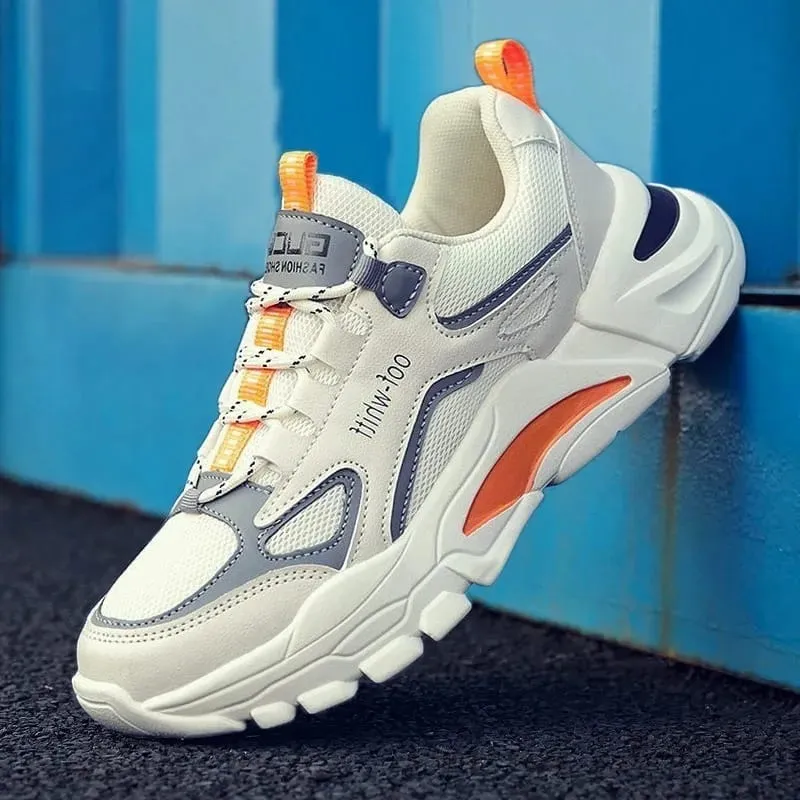 Spring 2026 Men's Trendy Breathable Mesh Sneakers Casual Running Dad Shoes Versatile Ins Style - New Arrival — image 4