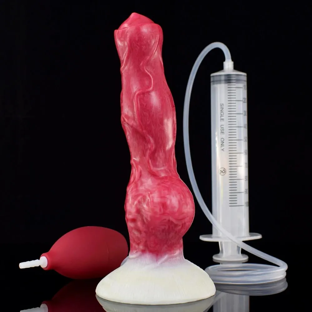 Squirting Thực Tế Chó Nút Thắt Dương Vật Giả Nhiều Màu Sắc Dương Vật Giả Silicone Hậu Môn Dilator Xuất Tinh 18 + Đồ Chơi Tình Dục Dành Cho Nữ Người Lớn — image 5
