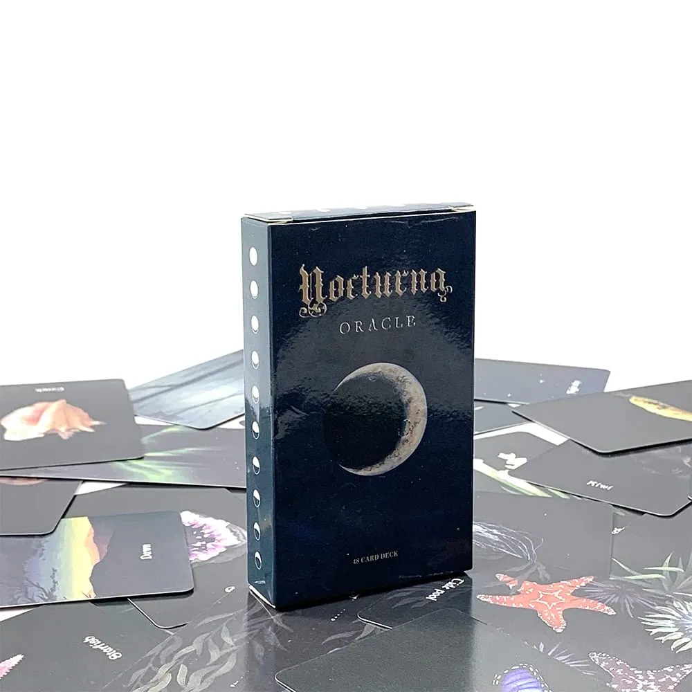 New Nocturna Oracle Deck A 48 Pcs Oracle Cards Mystical Artwork Durable & Portable Perfect For Spiritual Guidance & Collectors — image 3