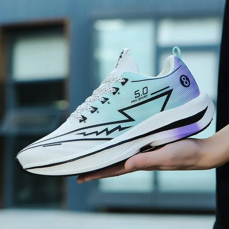 Brand Men Carbon Plate Running Shoes Soft Cushion Shock Absorbing Sports Shoes Unisex Sneakers Light Anti-Slip Training Shoes — image 3