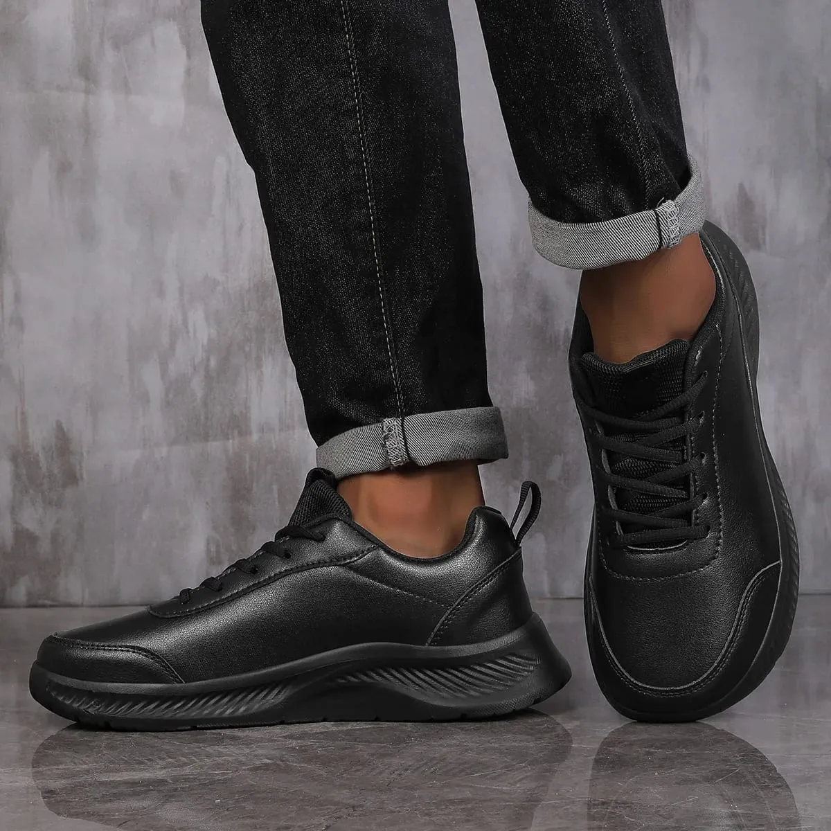 Wide Headed Men Casual Sports Shoes Simple and Comfortable Men Walking Shoes Unisex Running Shoes Sneakers