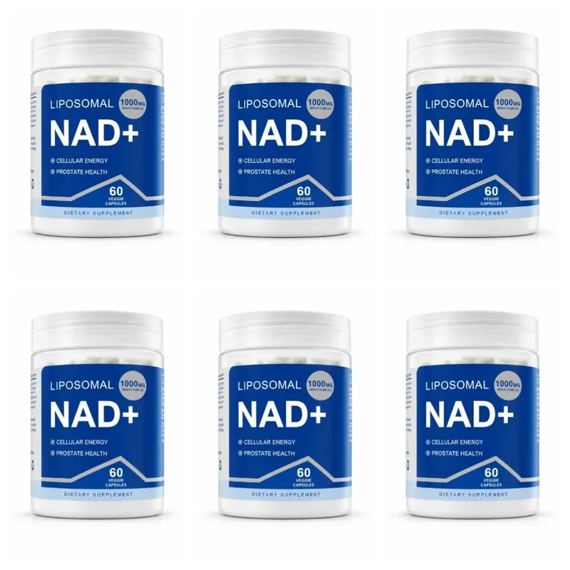 NAD+ Men's Complex Capsules Cellular Energy Support Resveratrol Maca Prostate Health and Urinary Comfort Support 60 Capsules