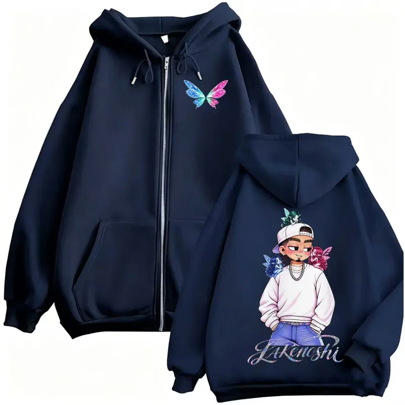 Omar Courtz Por Si Manana No Estoy New Album 2026 Tour Zipper Hoodies Men Women Fashion Hip Hop Pop Music Sweatshirt Jacket Coat — image 4
