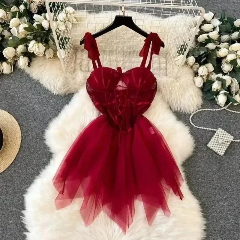Woman Embroidery Floral Mesh Fashion Sexy Dress Chinese Style Short Sleeve Split Hollow Out Cheongsam New Gauze Sheer Dress — image 8