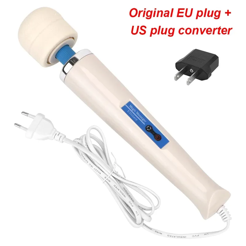 Wired Magic Wand Strong Vibration Big Vibrators For Women Breast Enlargement Clit Nipple Stimulator Sex Toys Female Masturbator — image 8