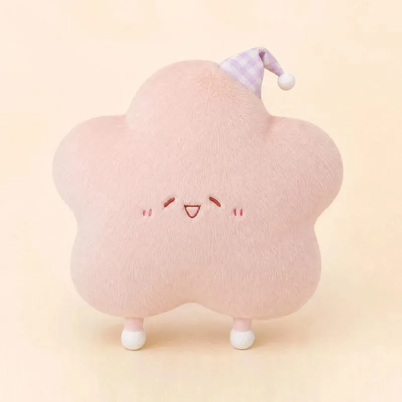 40-60Cm Bantal Mewah Bintang Lucu dengan Topi Tidur Bantal Boneka Bintang Lucu Bantal Sofa Berbulu Lembut Bantal Lempar Kamar Tidur Anak Perempuan Dekorasi Rumah — image 4