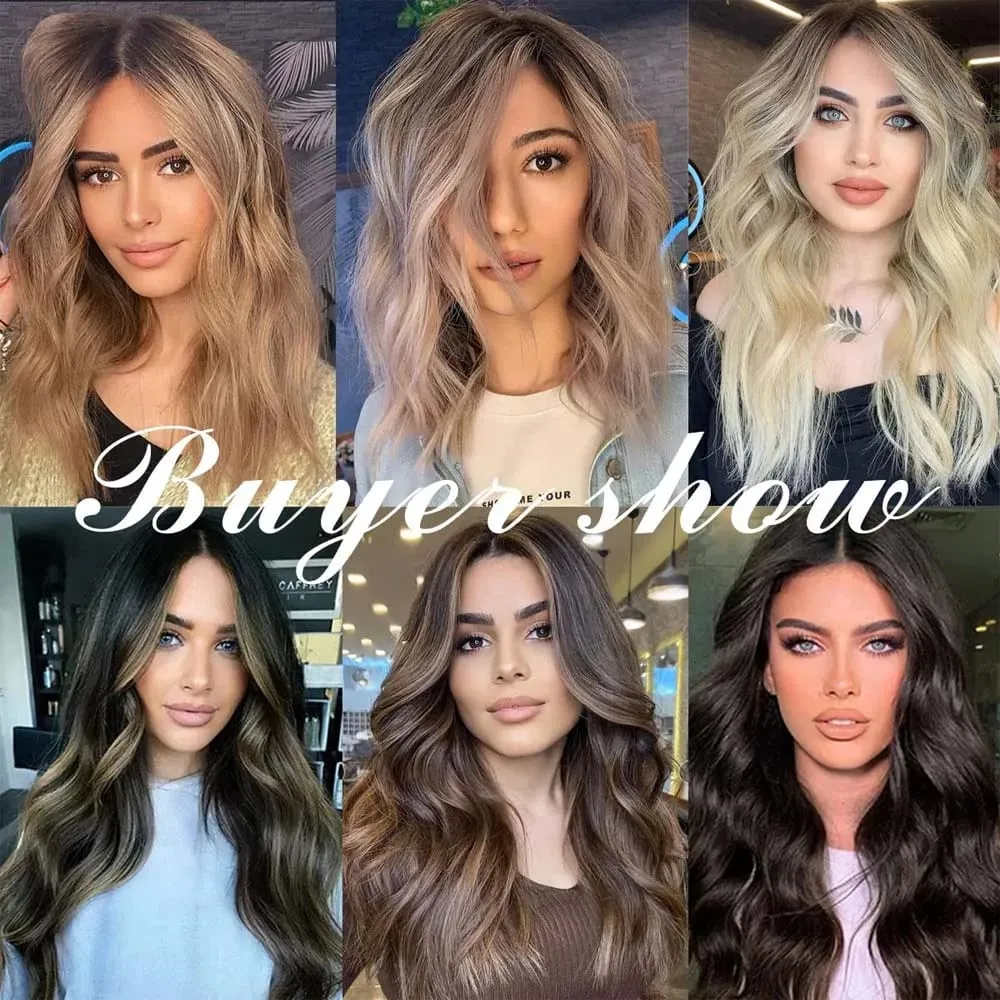 7pcs/set 22inch Elegant Wavy Clip-In Hair for Instant Volume & Everyday Glamour Suitable For All Women Synthetic Extension — image 6