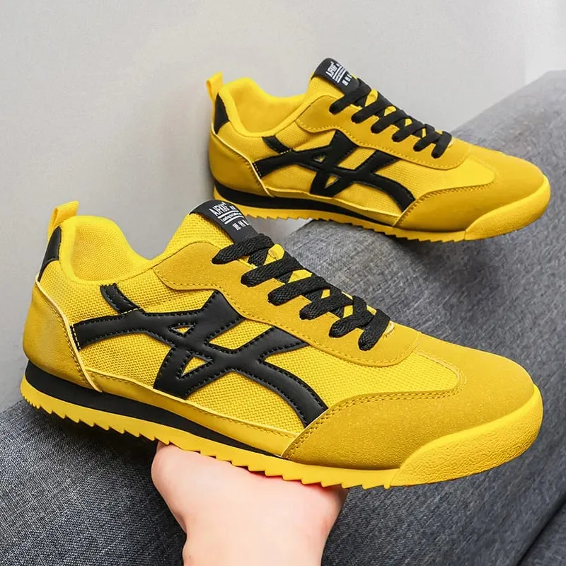 Men's Casual Shoes Fashion Sneakers Low Top Lace Up Lightweight Comfortable Breathable Walking Shoes For Daily Wear — image 9