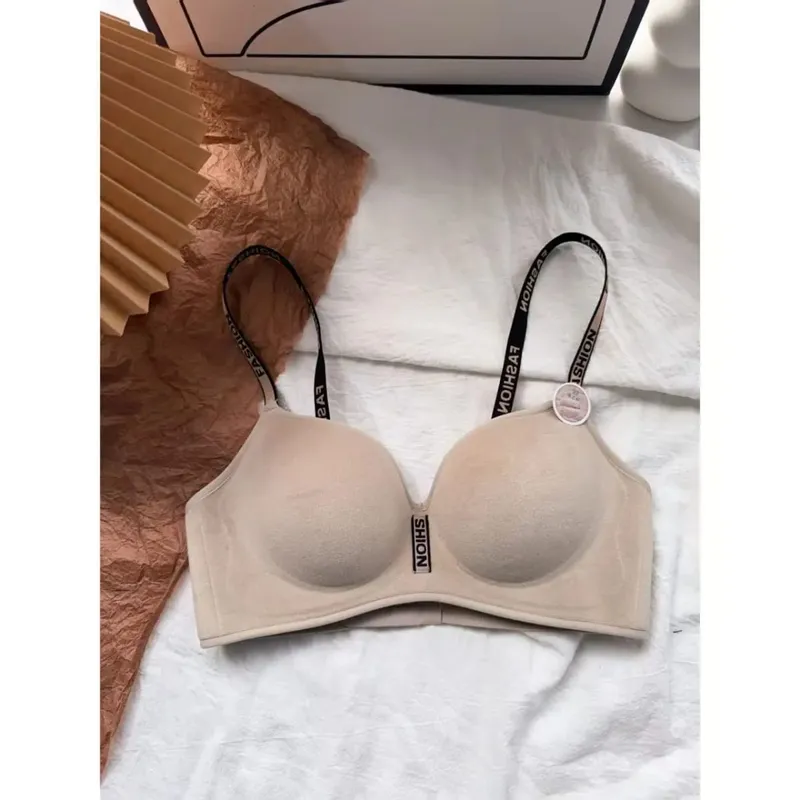 Thickened 5CM Seamless Push-Up Bra - Small Breast Gathering Anti-Sagging Soft Flat Chest Special Lingerie No Steel Ring