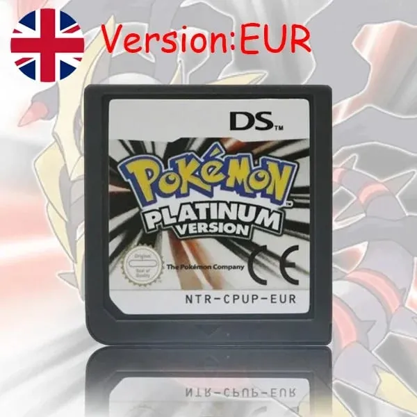 Pokemon Series DS ตลับเกม Diamond Platinum Pearl HeartGold SoulSilver สีดำสีขาวหลายภาษาสำหรับ NDS/2DS — image 3