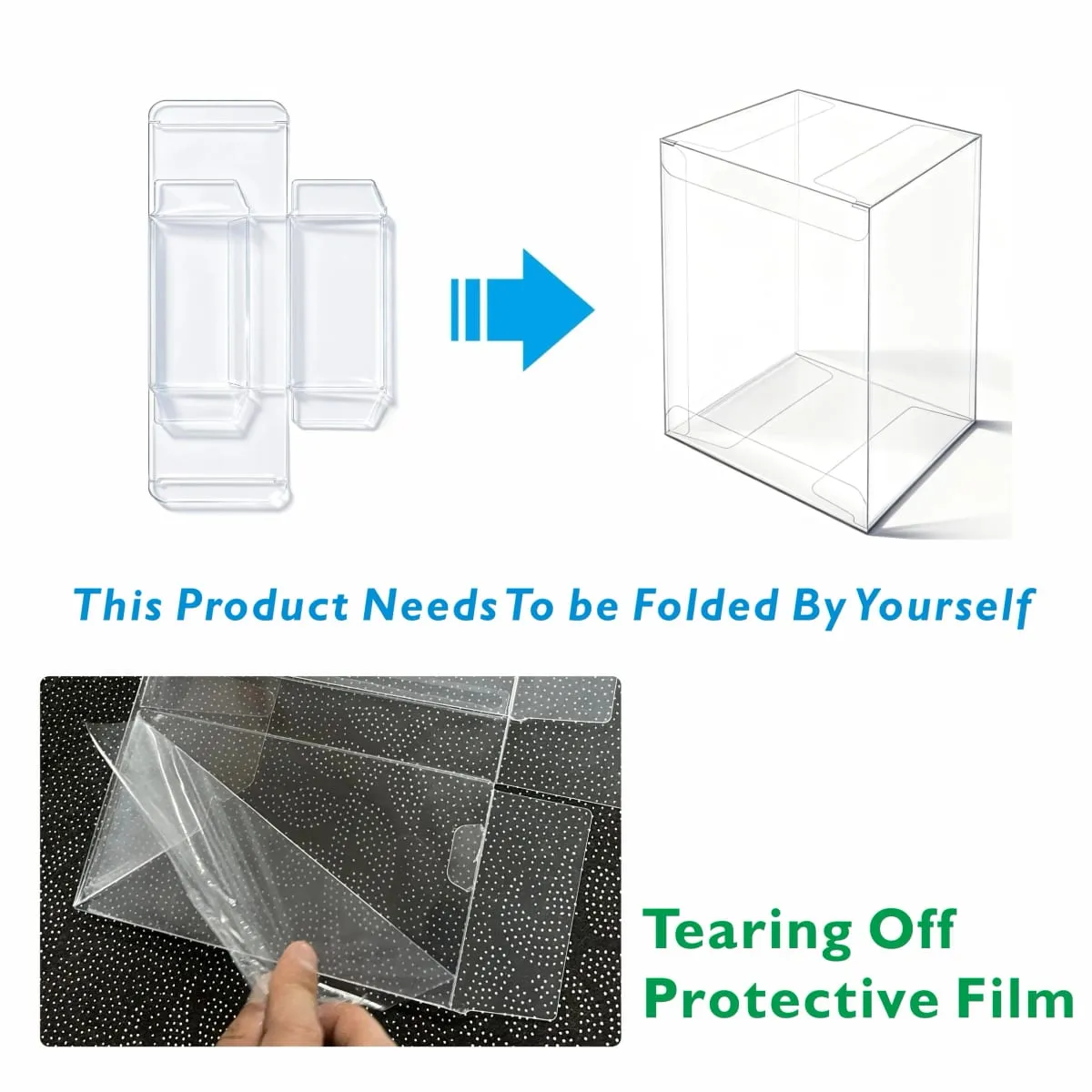5 PCS Clear Plastic Protector Case For Japanese One Piece(OP-05/06/07/08... & EB-01/02/03...) — image 5