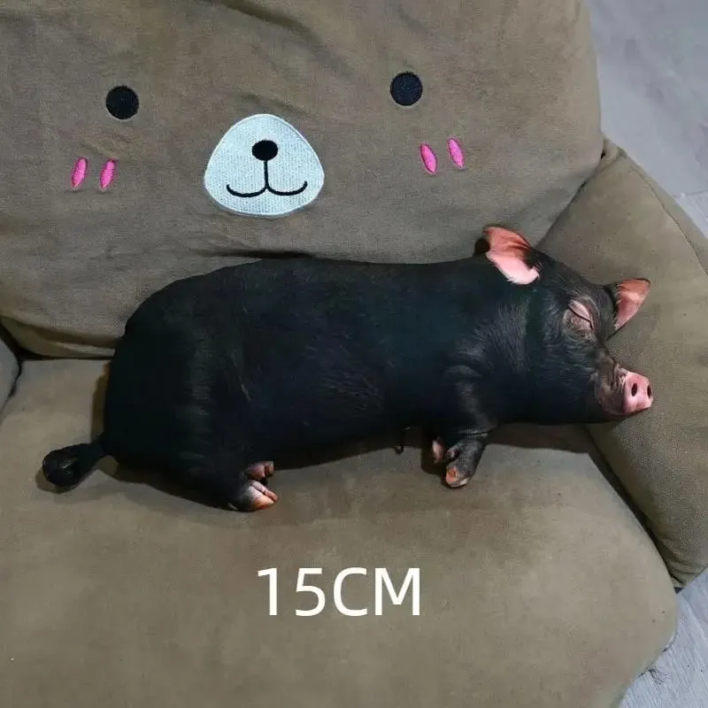 Realistic 3D Pig Shaped Plush Pillow Soft Comfortable Fabric Perfect For Sofa Decor Bed Rest Birthday Gift For Kids And Adults