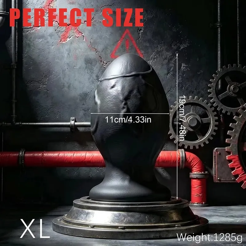 S/XXL Buttplug Silicone Super Big Anal Dildo Balls Fisting Huge Butt Plug Anal Dilator Training Masturbation Sex Toy Men Women — image 11