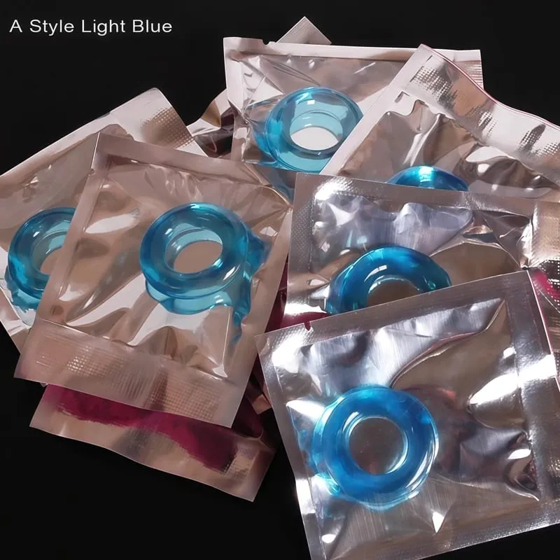 Intimate Goods For Men 5-100PC Ejaculation Delay Silicone Lock Sperm Ring Sex Adult Game Toys Erotic Cock Ring Exotic Accessorie — image 11