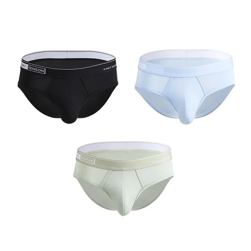 Kích Thước Lớn Mới Gợi Cảm Và Thoáng Khí Modal Nam Quần Tam Giác Màu Trơn Giữa Eo Quần Lót Dành Cho Thanh Niên Quần Đùi Dành Cho nam — image 8