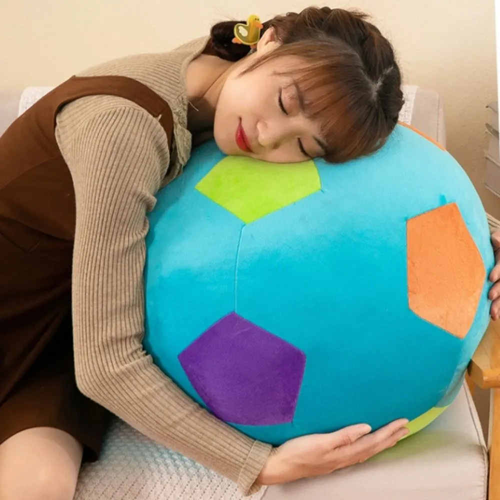 Creative Simulation Basketball High Quality Stuffed Sports Ball Stuffed 22cm Soft Football Pillow Girl Boy