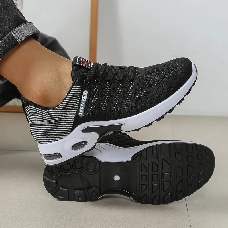 Men's Shoes Fashion Super Breathable Lace-Up Running Shoes - Non-slip Durable and Pillow Comfort - Men's Fashion Sneakers