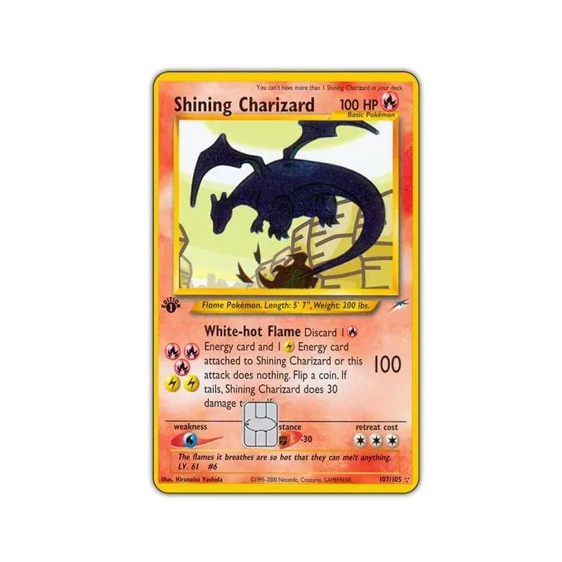 Credit Card Skin Sticker Anti-degaussing Anime Charizard Stickers for VISA JCB MasterCard and Other IC Cards — image 14