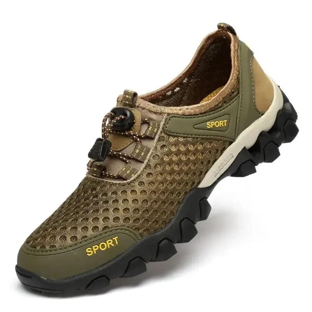 Breathable Mesh Summer Men Platform Sneakers Lightweight Casual Loafers Shoes for Running Tennis Hiking Outdoor Daily Wear — image 6