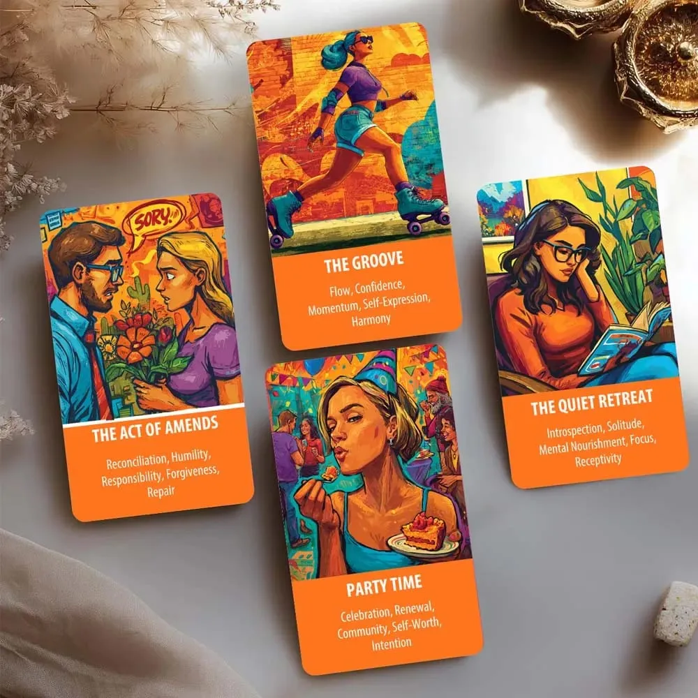 56 Cards The Daily Rhythms Oracle Deck 13x8 Cm Build Inner Connection Understanding Life Changes Card Game Spiritual Insight — image 6