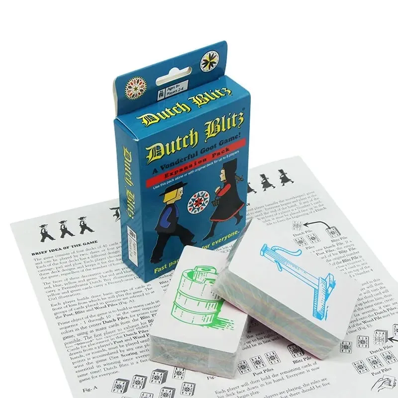 Dutch Blitz O jogo de cartas original de ritmo rápido contém 160 cartas, rápido e fácil de aprender, ótimo jogo de família para todos, para 2 — image 6