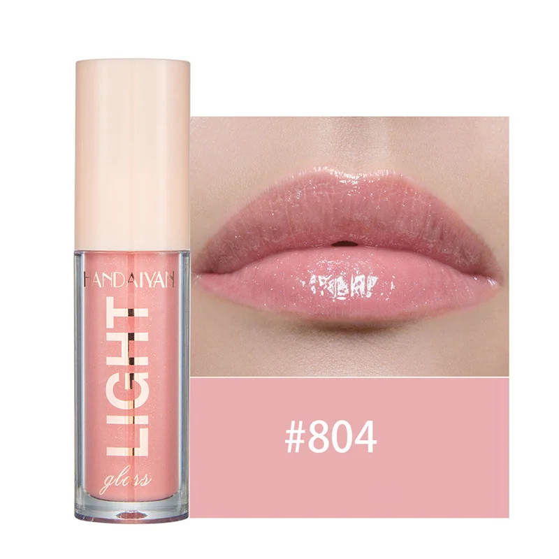12 barev Mirror Pearl Lesk na rty Dlouhotrvající hydratační lesk Glitter Lip Glaze Vodotěsné sklo Tekutá rtěnka Dámský make-up — image 9