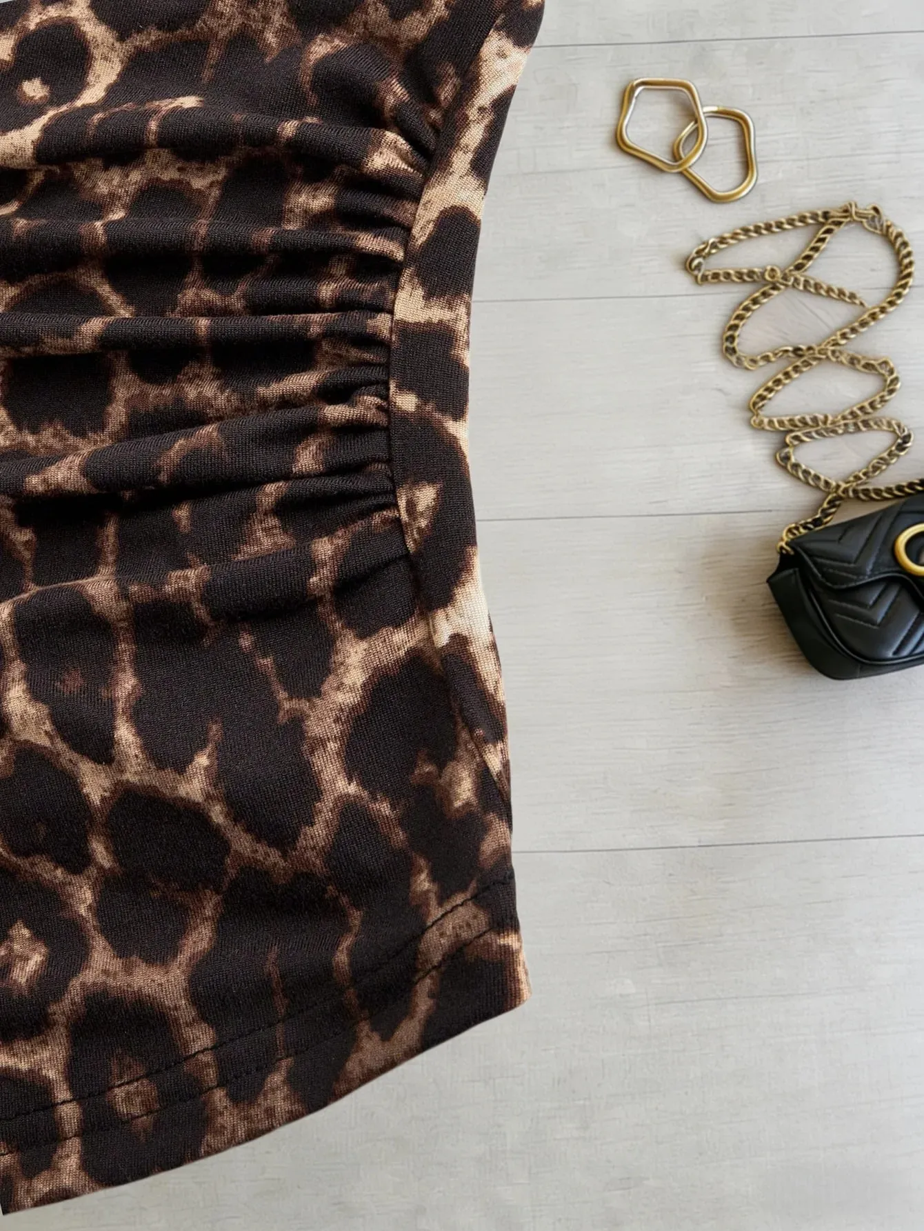 European and American Spring Summer and Autumn Hot-Selling Leopard Print Casual Large Size Neck Vest — image 6