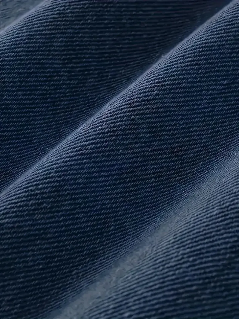 Slim Fit Jeans Men Blue Washed Whisker Ripped Details Jeans Classic Mid Waist Blue Tone All Season Pants Urban Daily Stylish Bot — image 4