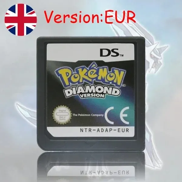 Pokemon Series DS ตลับเกม Diamond Platinum Pearl HeartGold SoulSilver สีดำสีขาวหลายภาษาสำหรับ NDS/2DS — image 11
