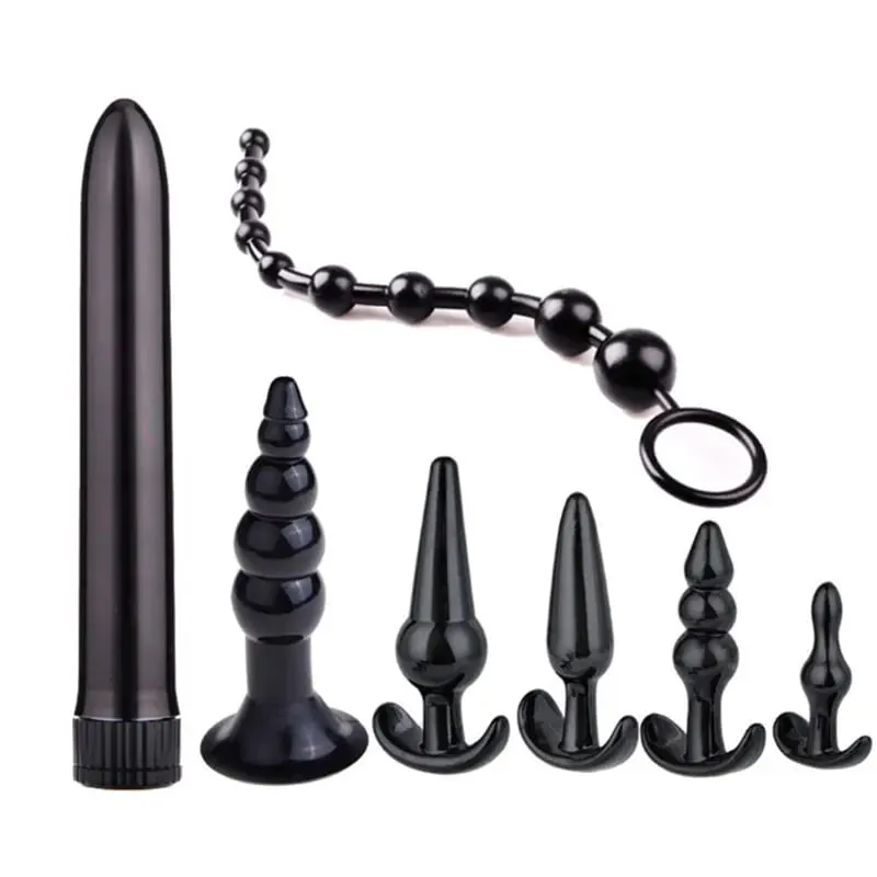 4/5/7/8 sztuk/zestaw silikonowy korek analny Dildo masturbacja korek analny wtyczka dopochwowa Sex zabawki połączenie Anal koralik Dilator zabawki dla gejów