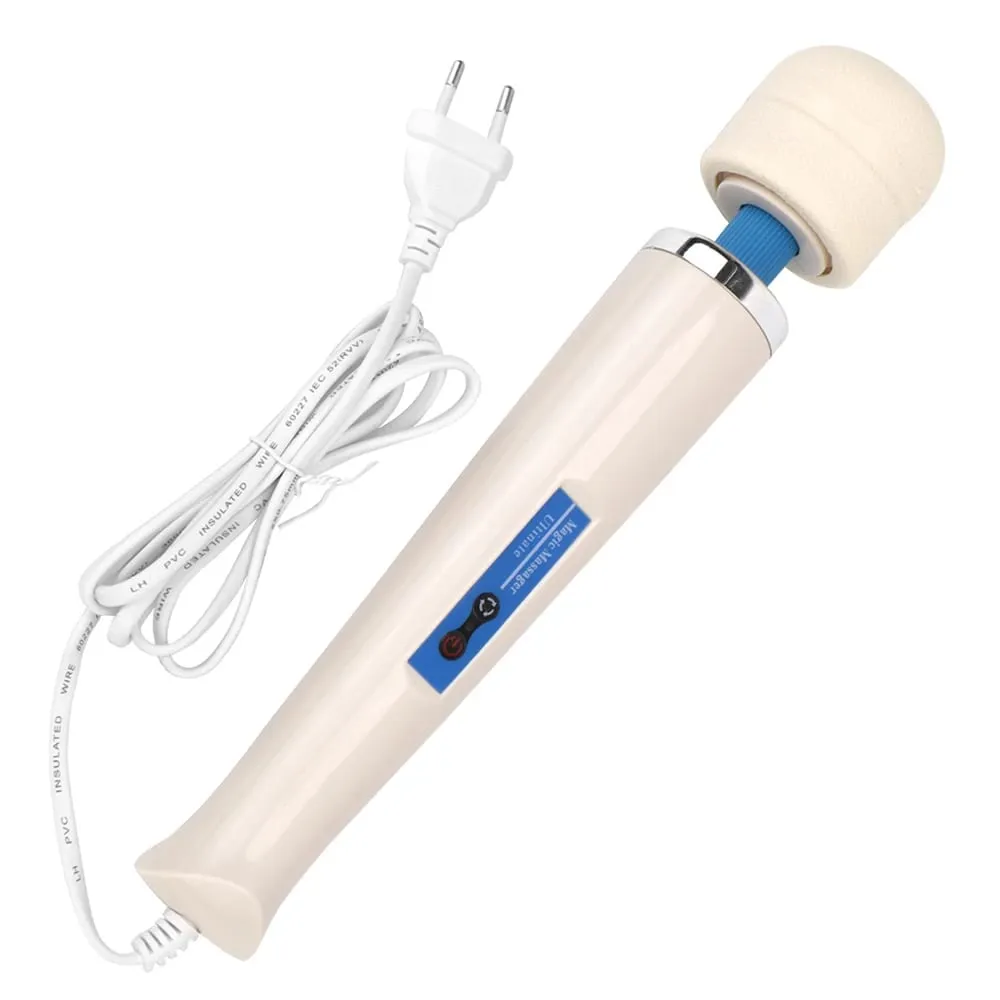Wired Magic Wand Strong Vibration Big Vibrators For Women Breast Enlargement Clit Nipple Stimulator Sex Toys Female Masturbator — image 1