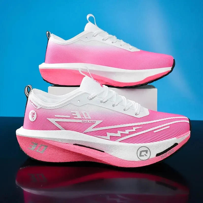 Comfortable Men Running Shoes Marathon Carbon Board Speciality Sports Men's Sneakers Breathable Women Walking Athletic Sneakers — image 11