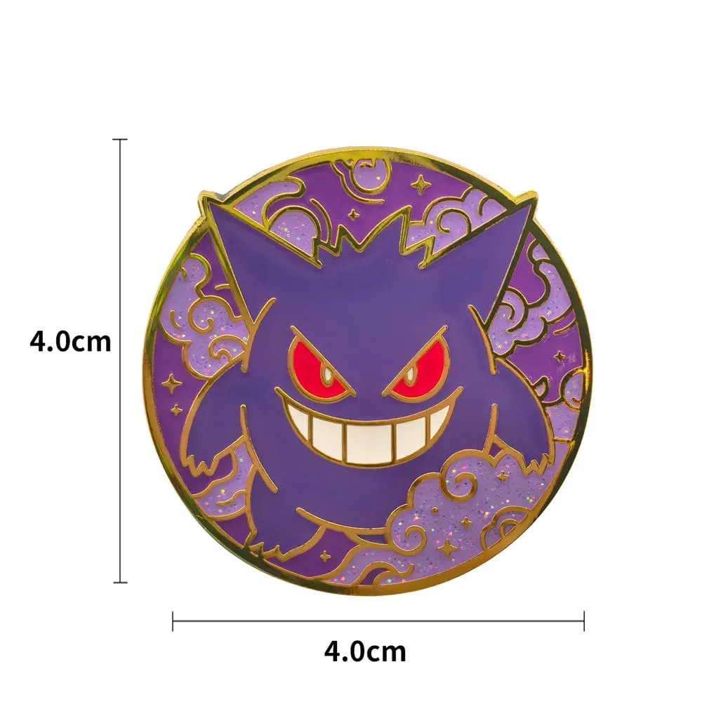 Anime Game Pokemon Hard Enamel Pins Cute Cartoon Gengar Brooches on Clothes Lapel Badges Metal Jewelry Accessories — image 6