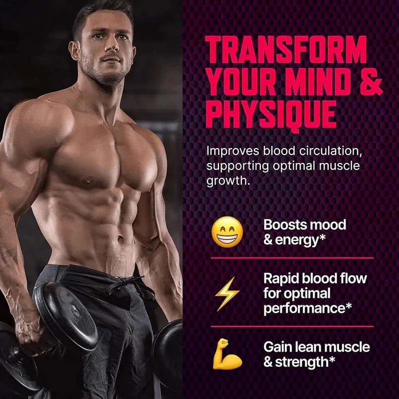 【Buy 1 Get 1 Free】Testosterone Booster Gummies For Men - Enhances Strength & Stamina - Optimizes Performance Male Enhancement