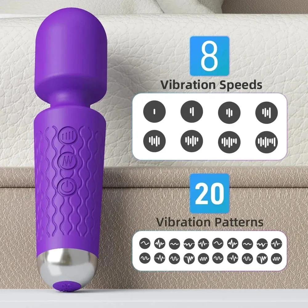 20 Speeds Powerful AV Vibrator Magic Wand Anal Clitoris Stimulator Sex Toys for Women G spot Massager Adult Female Sex Product — image 2