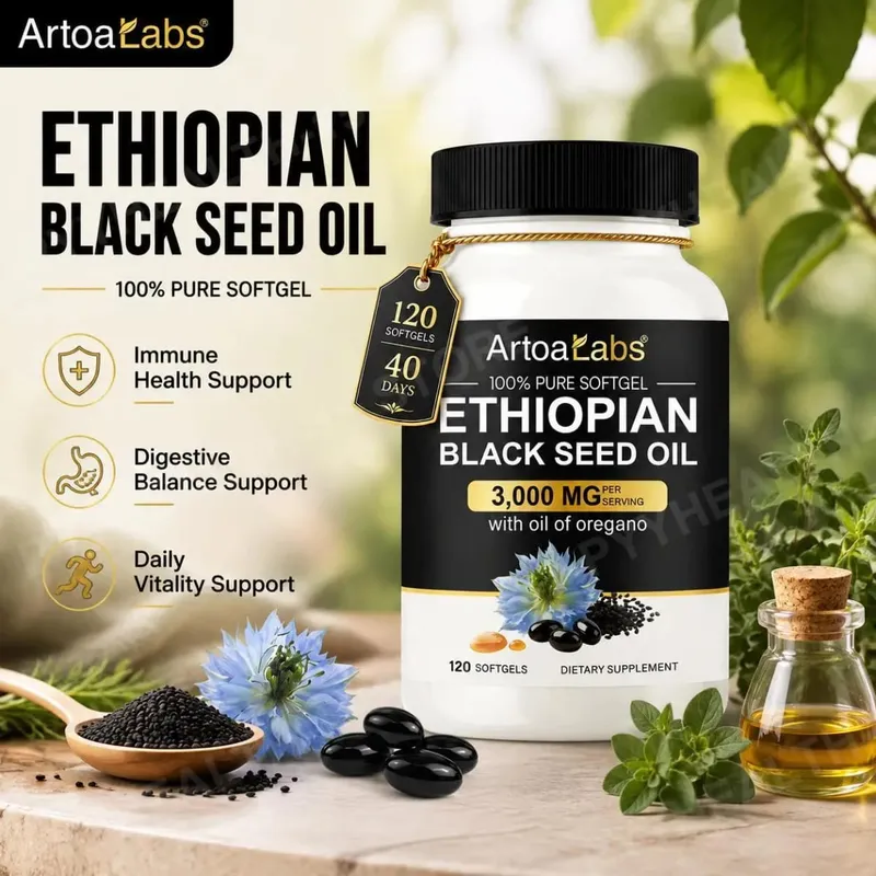 Ethiopian Black Seed Oil Softgels 3000mg