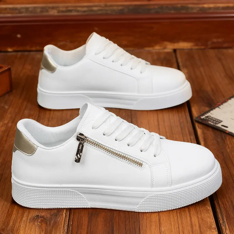 plus Size Men's Casual Work Shoes 2026 Spring Autumn Fashionable Versatile Youth Board Shoes Comfortable Slip-On Office Footwear — image 2
